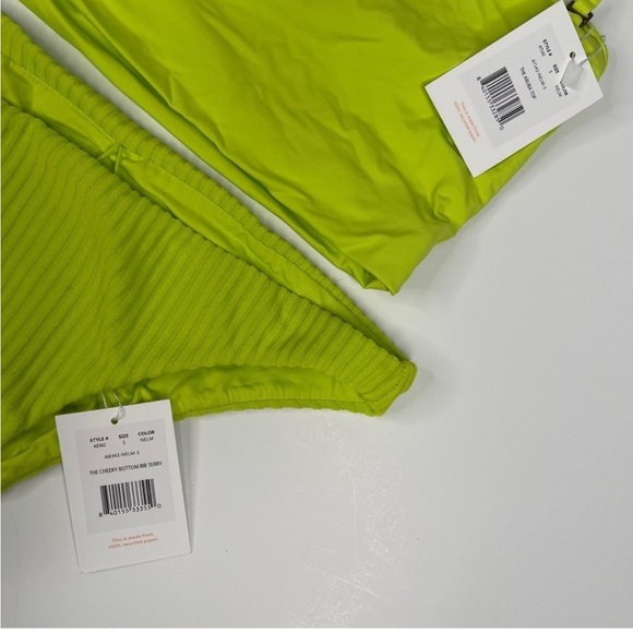 ANDIE Swim Neon Lemon Bikini Size Small NWT - Picture 3 of 4